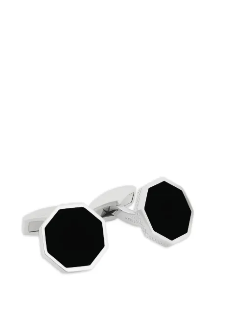 Tateossian Octa onyx-embellished cufflinks