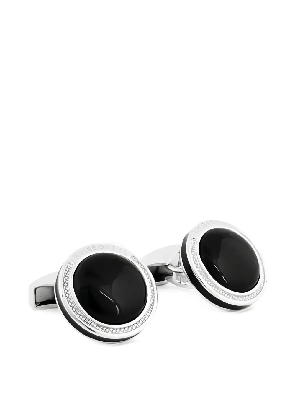 Tateossian onyx-embellished cufflinks | Black | Image 1