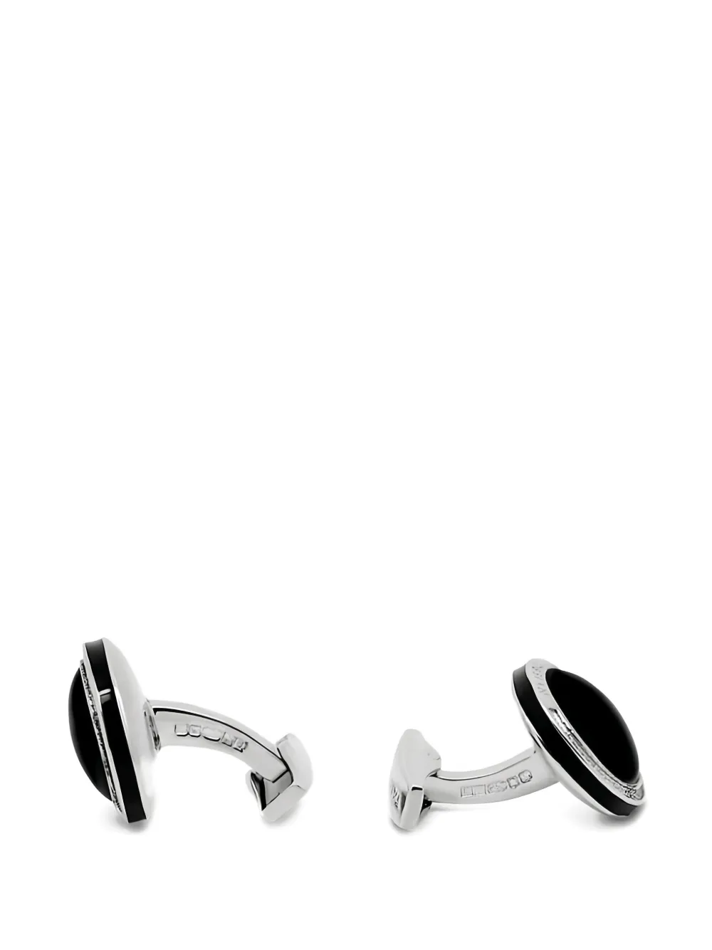 Tateossian Manchetknopen met onyx Zwart