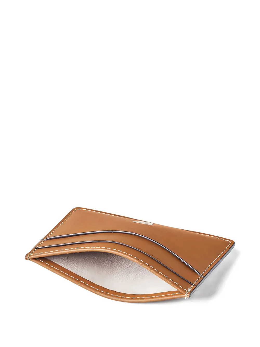 Aspinal Of London Shield-plaque Cardholder In Brown