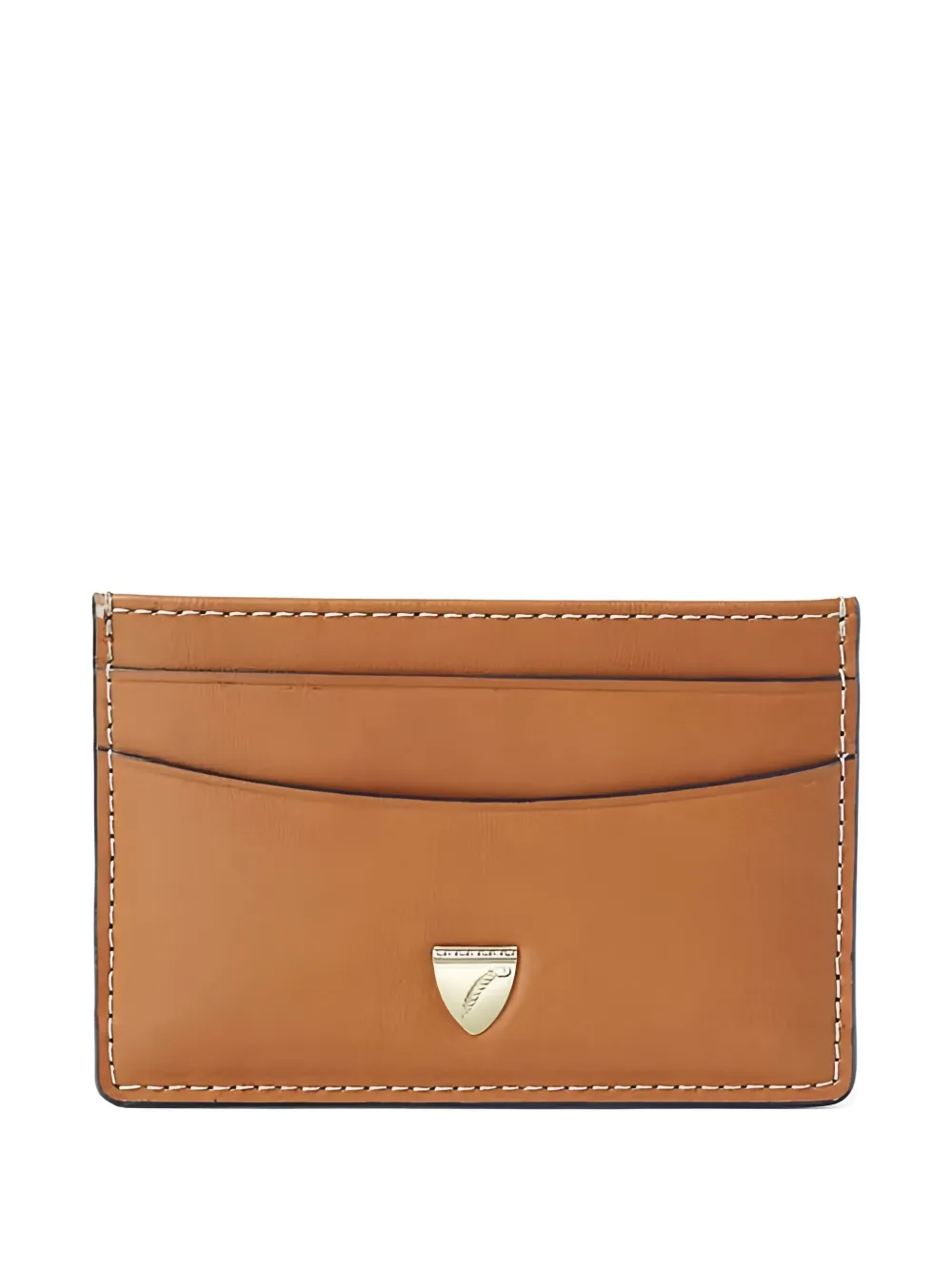 Aspinal Of London Kartenetui mit Schild | Braun | Image 1