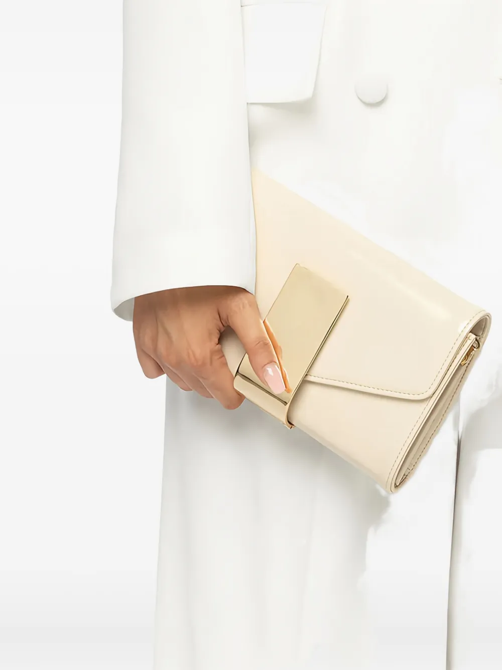 TWENTY FOURHAITCH Schoudertas met omslag - Beige