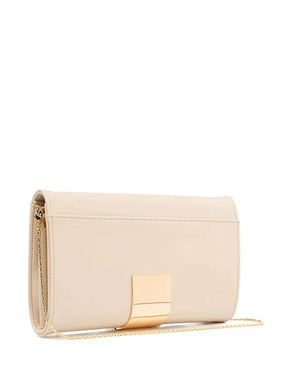 Twenty Four Haitch Flap-design Shoulder Bag In Neutral