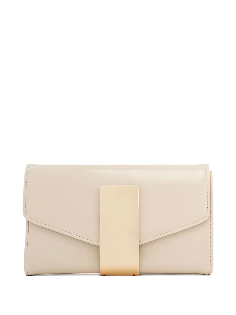 Twenty Four Haitch Flap-design Shoulder Bag In Neutral