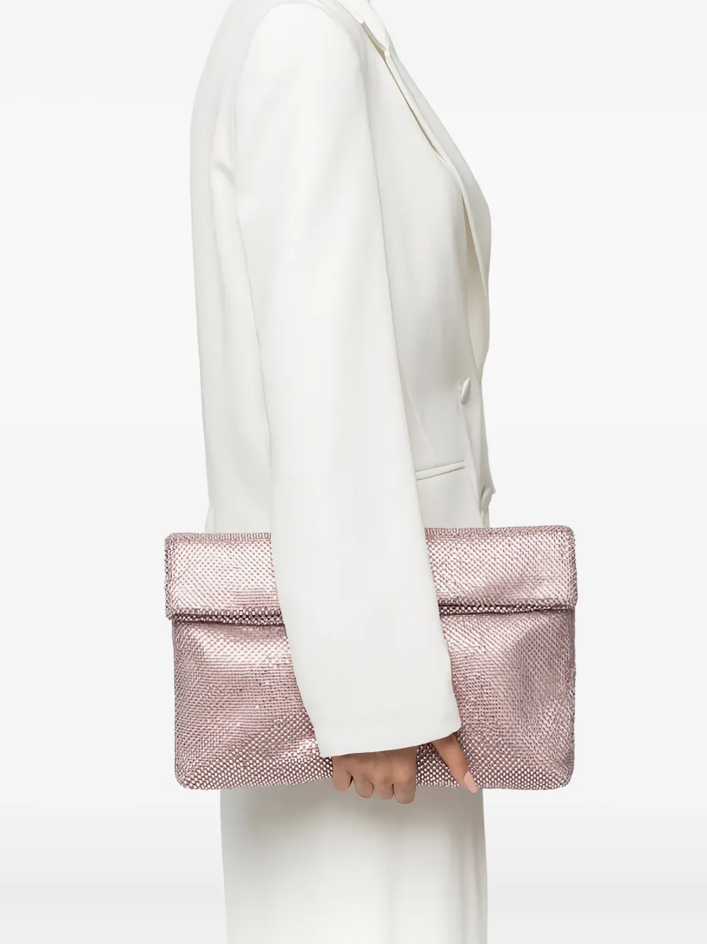 TWENTY FOURHAITCH Chiara clutch - Roze