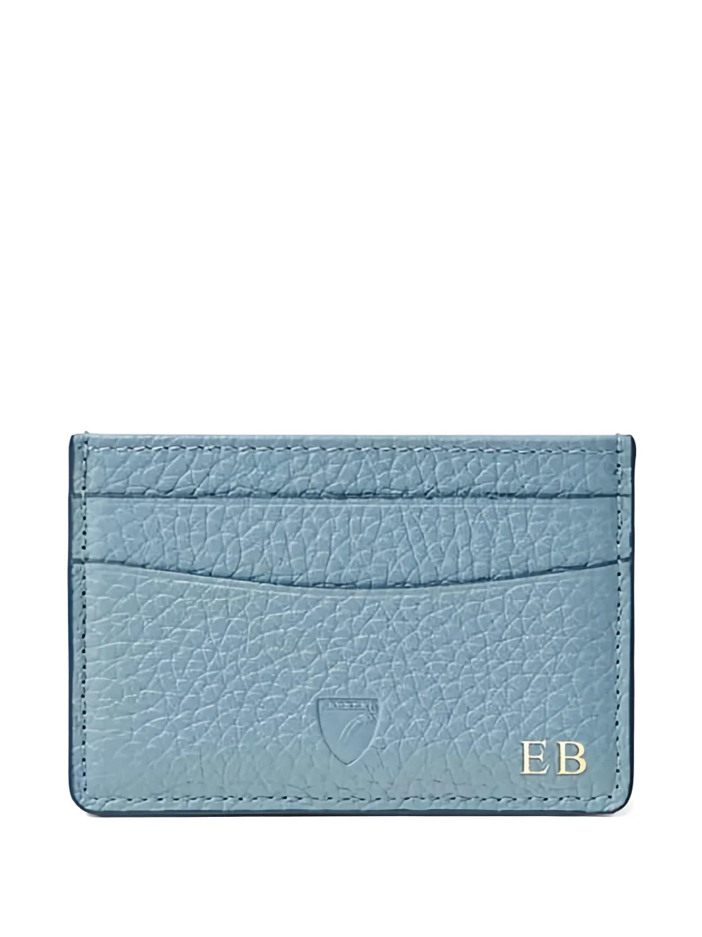 Aspinal Of London Logo-plaque Cardholder In Blue