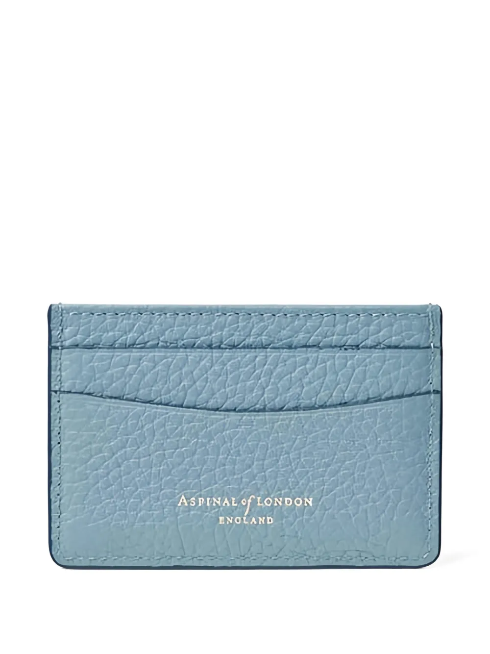 Aspinal Of London Pasjeshouder met logoplakkaat - Blauw