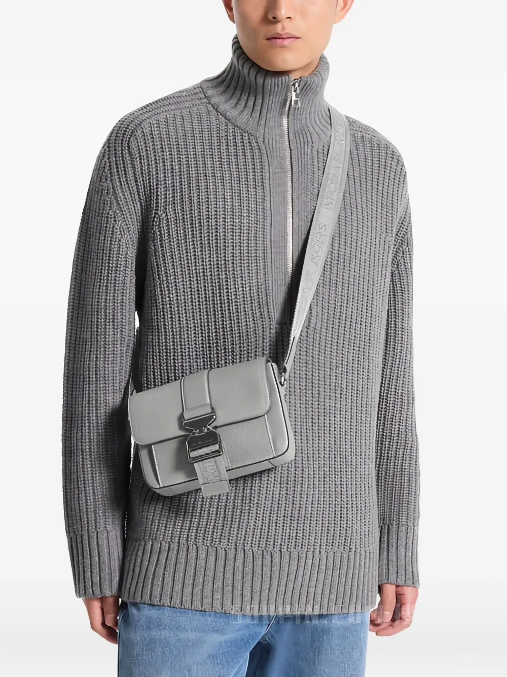 Michael Kors Hudson schoudertas - Grijs