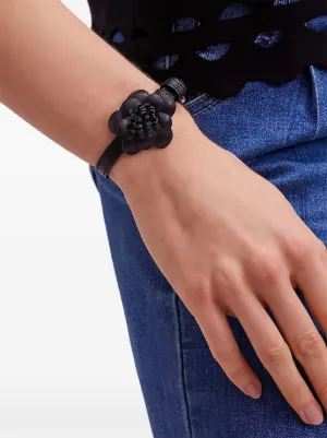 LOEWE アナグラム レザーブレスレット | ブラック | FARFETCH JP