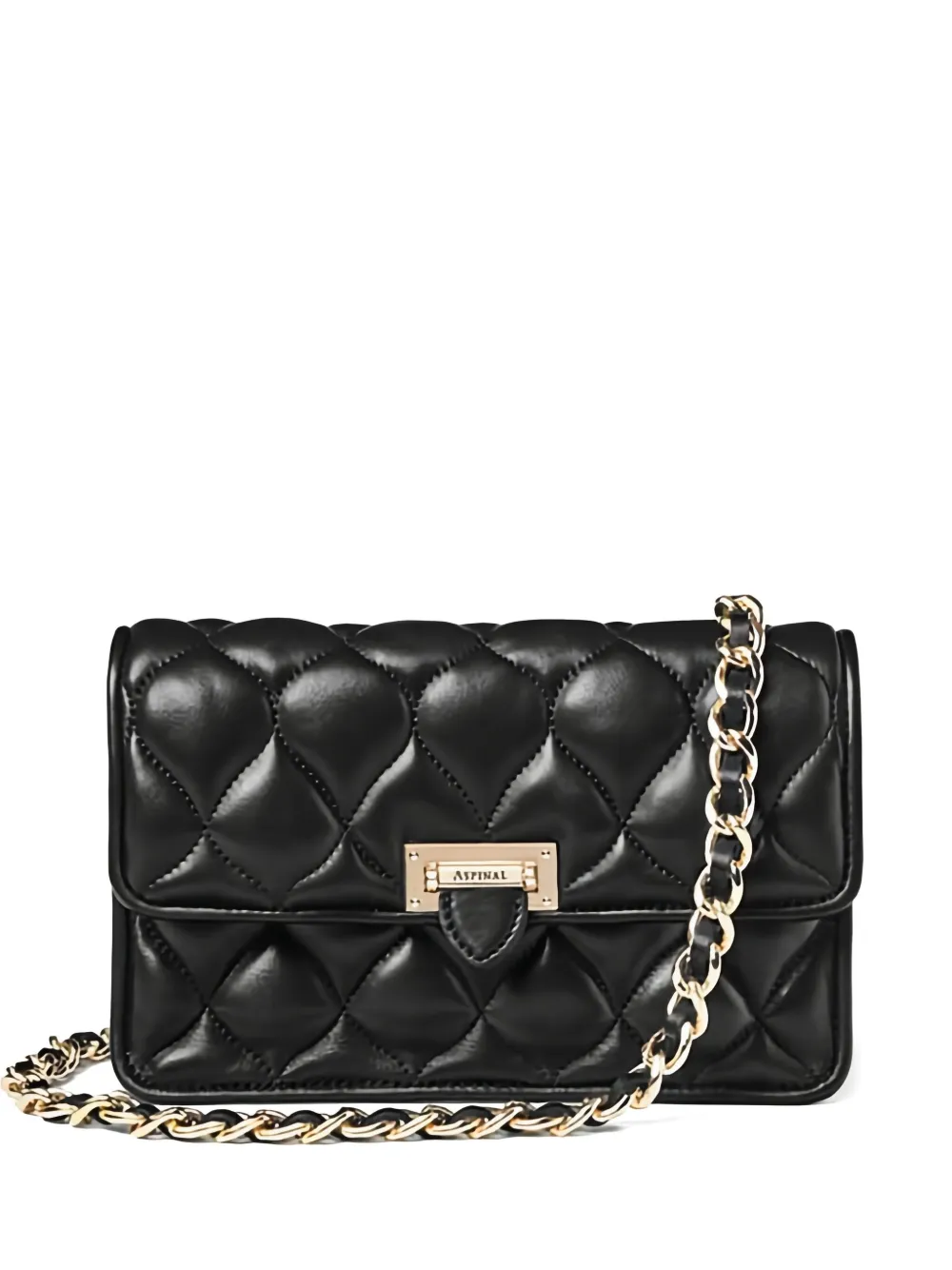 Aspinal Of London Lottie Shoulder Bag In Black