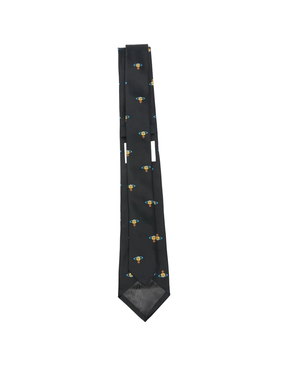 Vivienne Westwood Orb pattern tie - Zwart