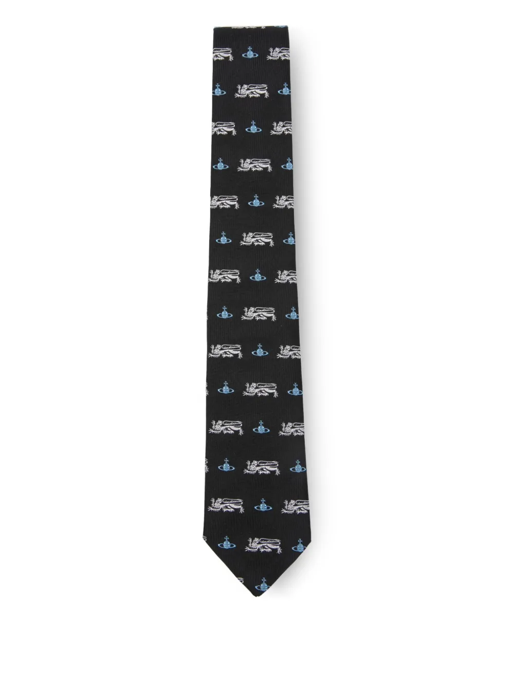 Vivienne Westwood patterned tie | Black | Image 1
