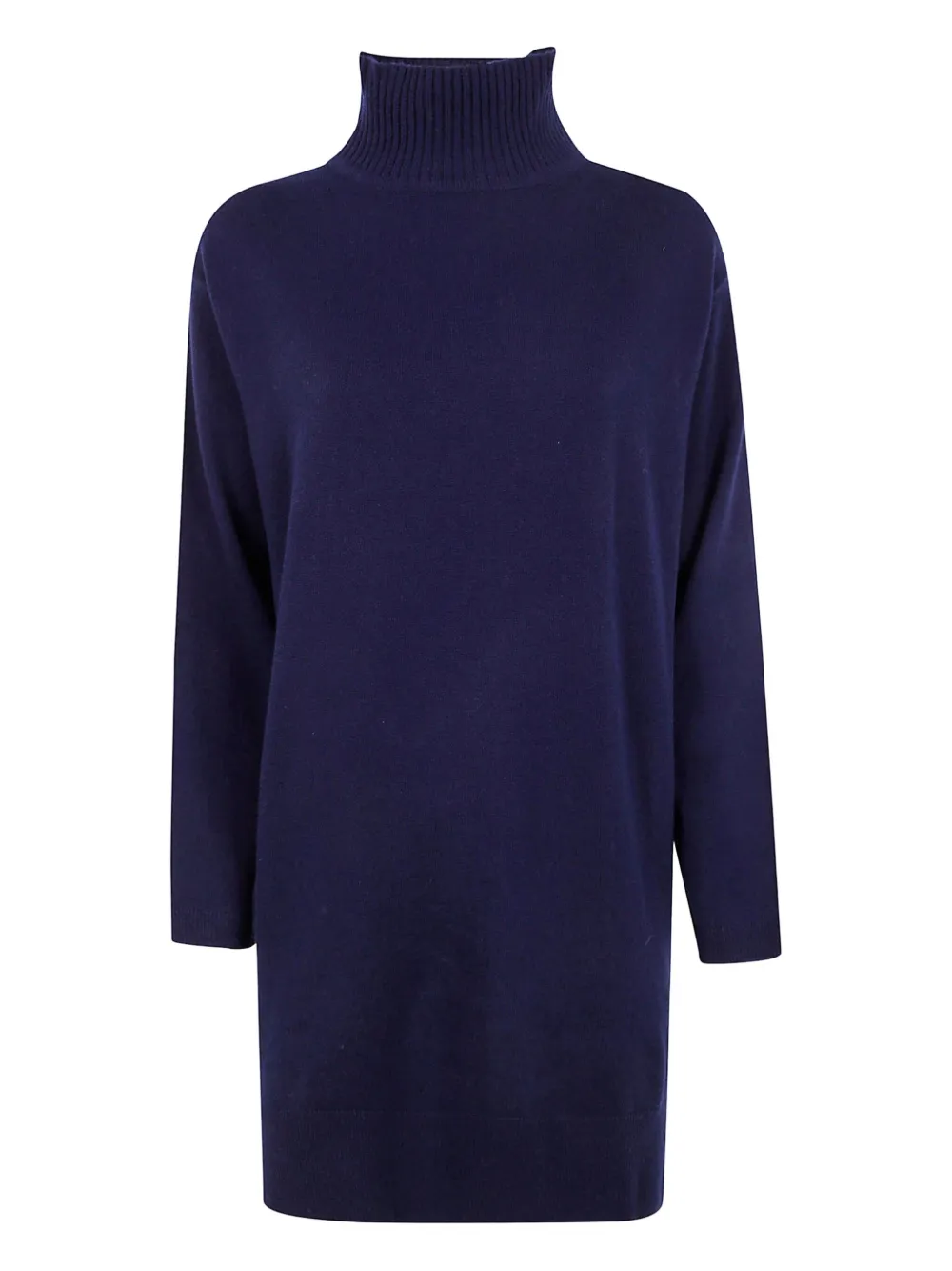 Rossopuro Halterneck Kmini Dress In Blue