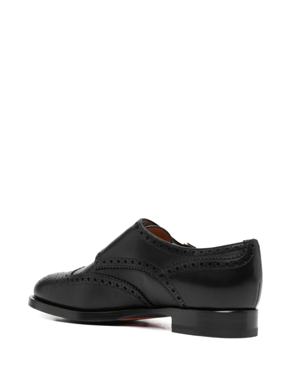Santoni Pumps met brogue gesp Zwart