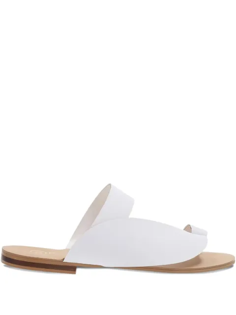 RK toe-strap flat sandals