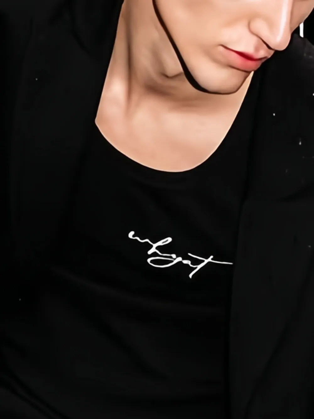 WHYAT Tanktop met kenmerkend logo Zwart