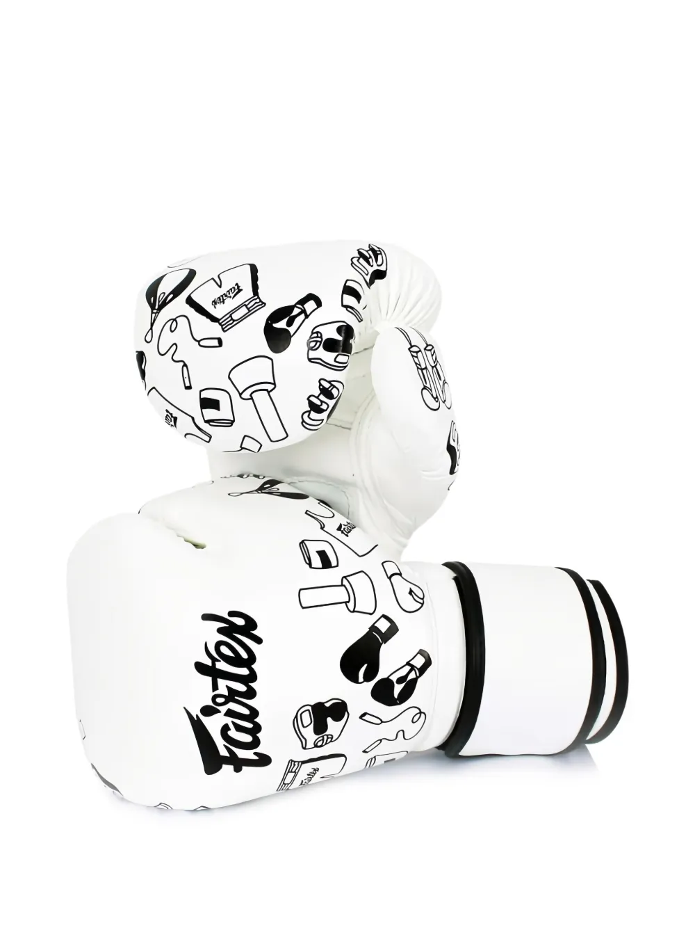 FAIRTEX graffiti-print boxing gloves | White | Image 1