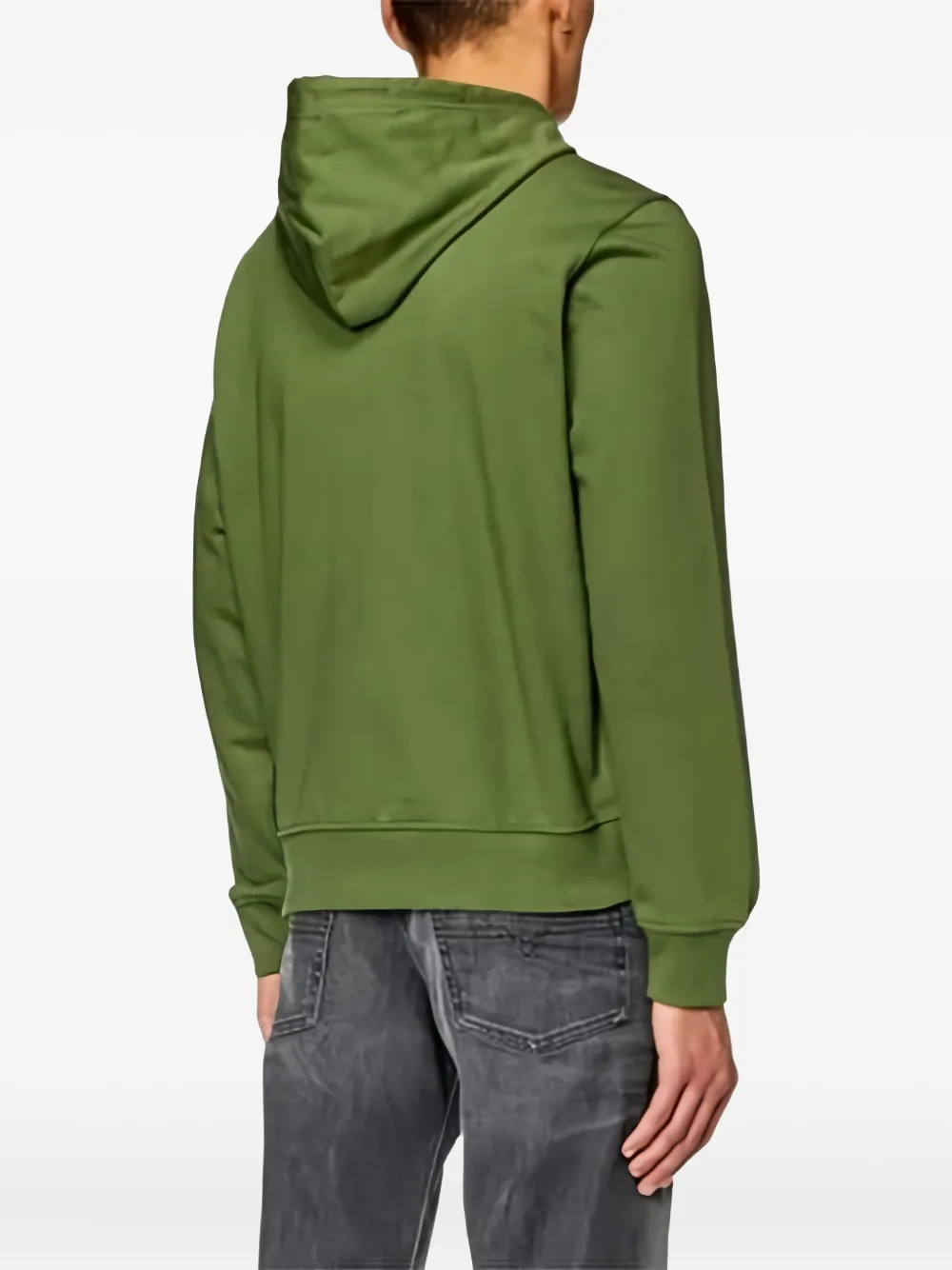 Diesel Zip Hoodie Sweatshirt In Green