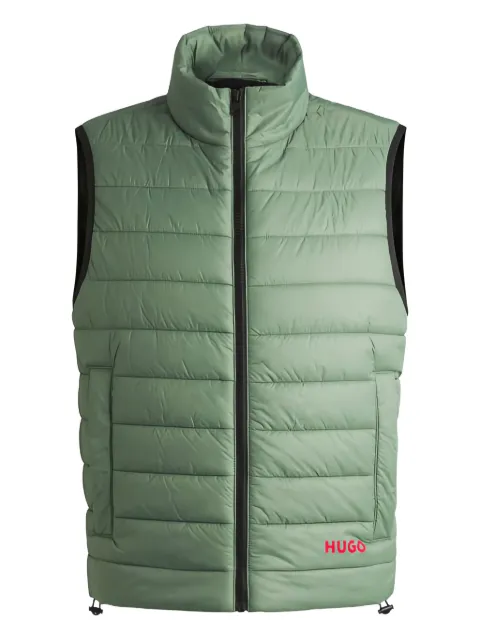 HUGO padded zip gilet