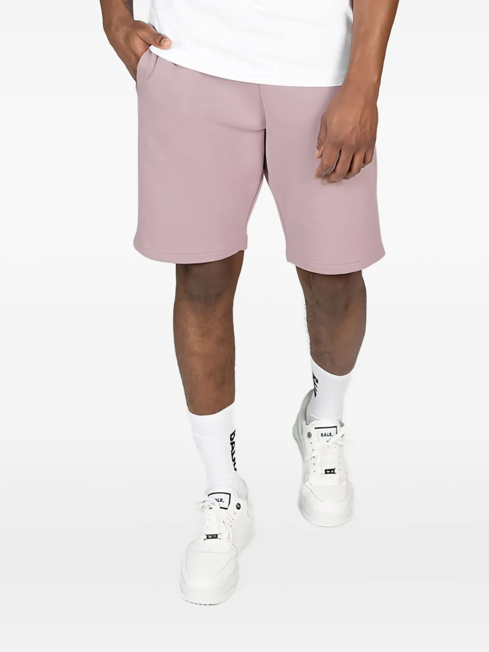 BALR. Shorts met trekkoord Roze