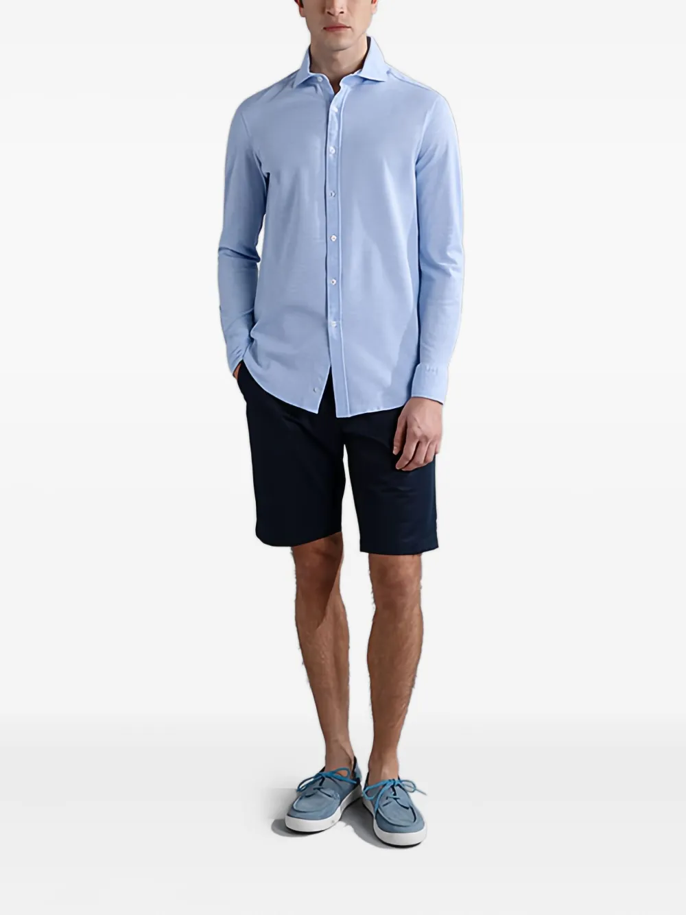 Paul & Shark Bermuda shorts met logo - Blauw