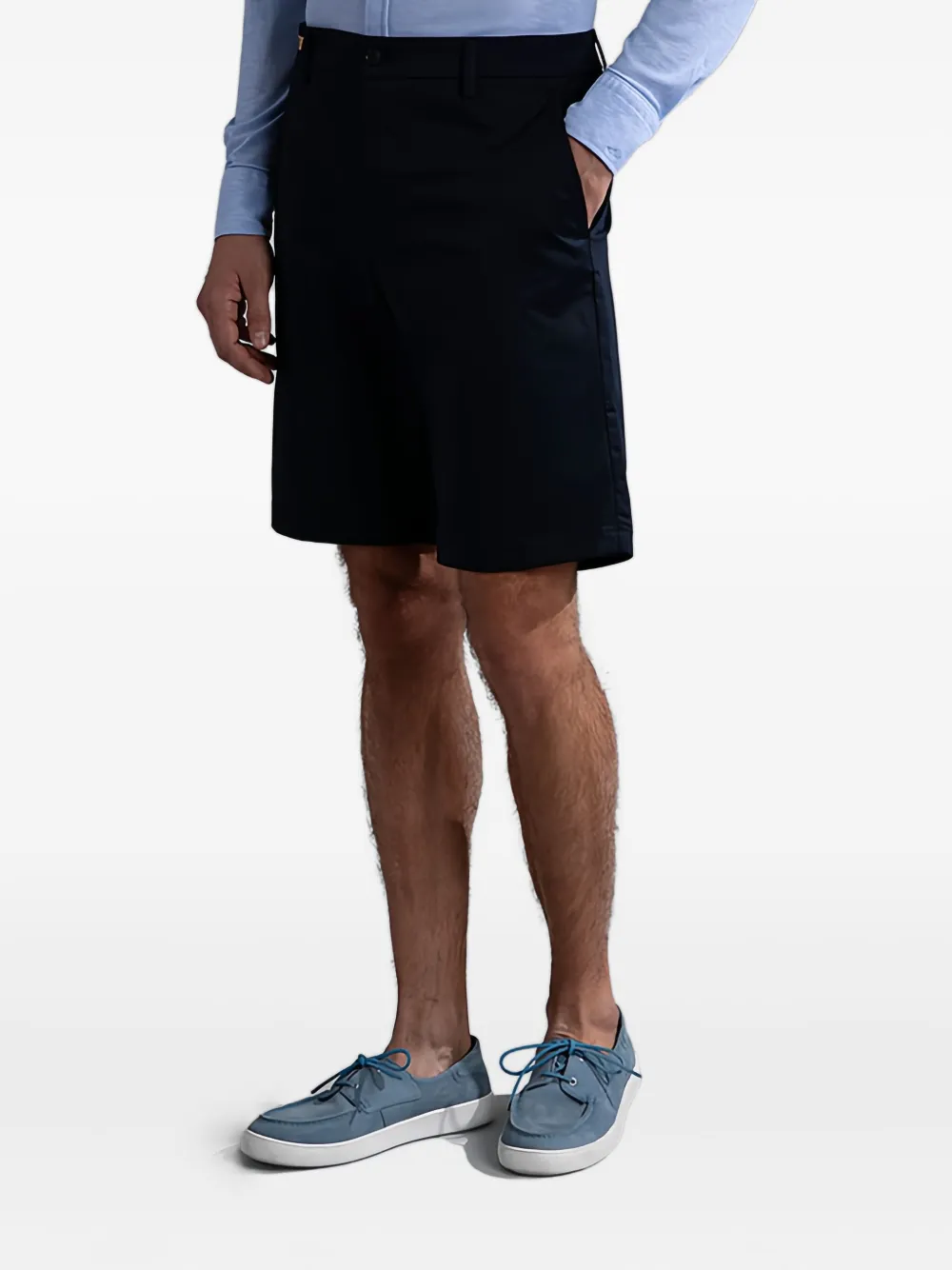 Paul & Shark Bermuda shorts met logo Blauw