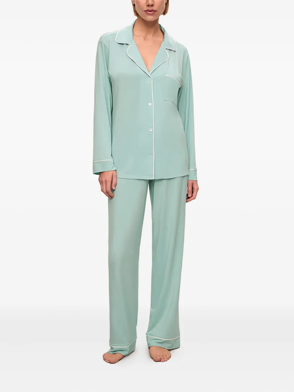 Eberjey Gisele piped pyjama set | Blue | Image 1