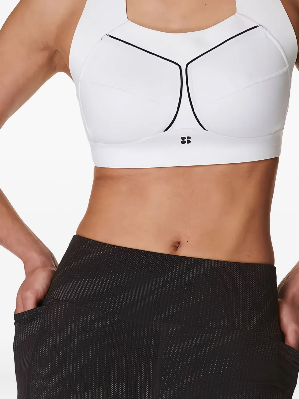 Sweaty Betty Zero Gravity 7/8 Wave-print Leggings In Black