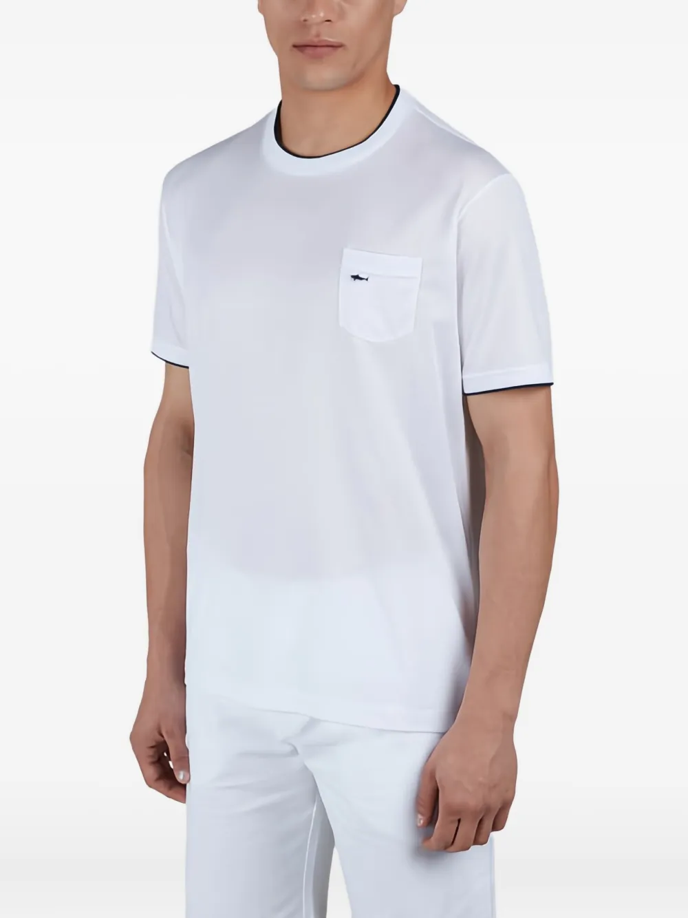 Paul & Shark T-shirt met zak Wit