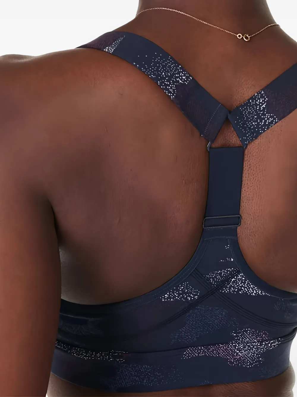 Sweaty Betty Power Camo-print Sports Top In Blue