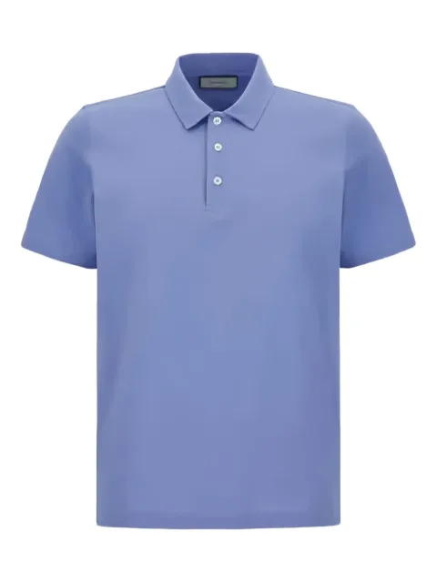 Canali button polo shirt