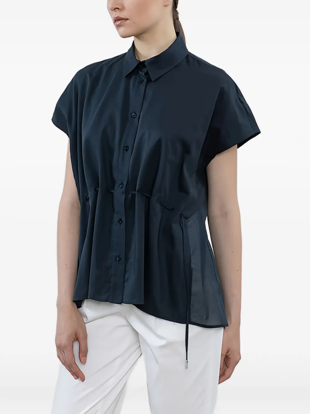 Peserico drawstring blouse | Blue | Image 1