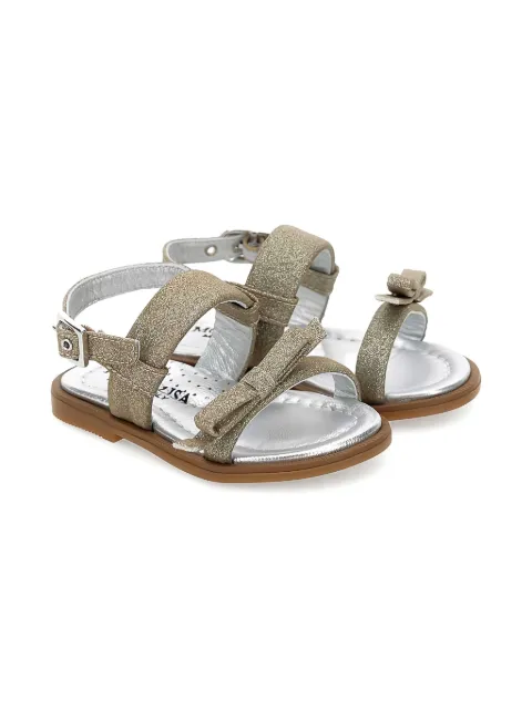 Monnalisa sandalias con detalle de moño