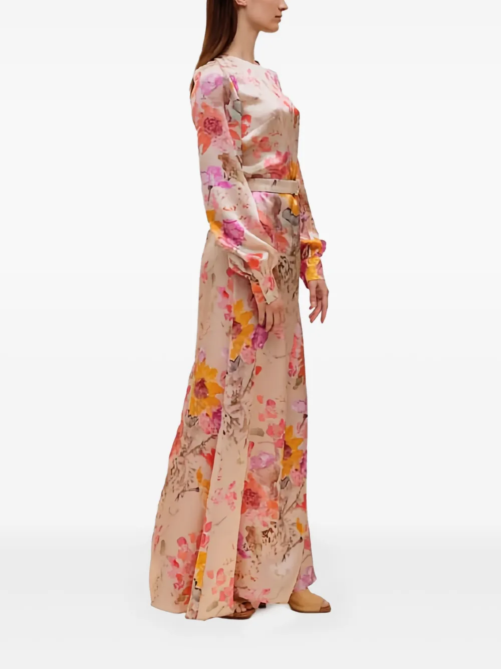 Raquel Diniz Fiona Floral-print Maxi Dress In Multi