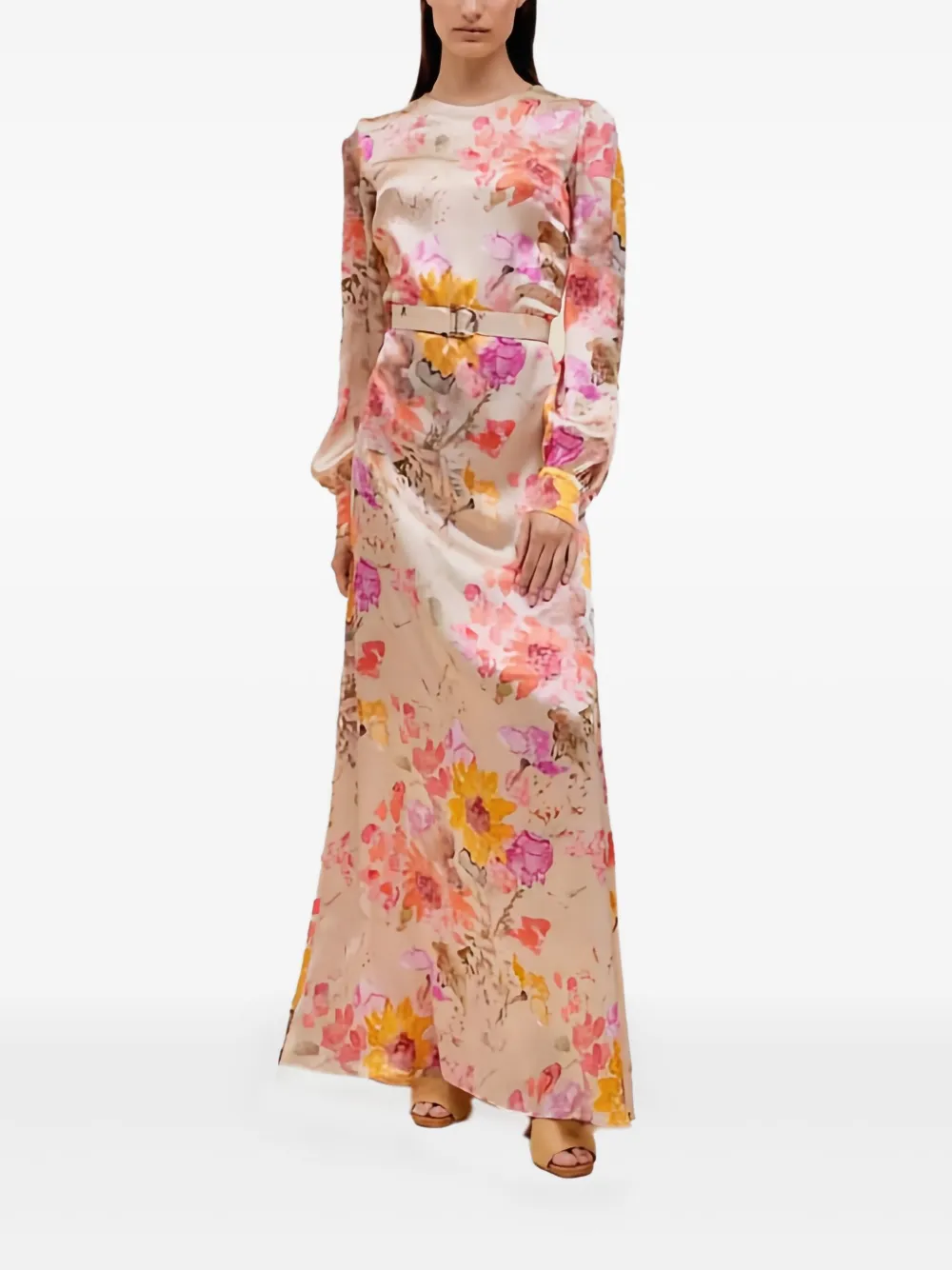Raquel Diniz Fiona Floral-print Maxi Dress In Multi