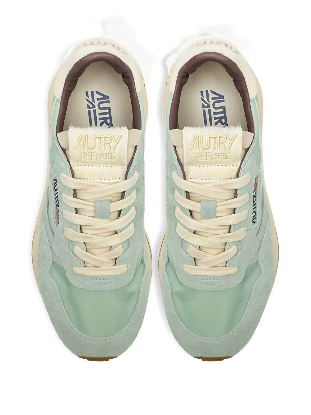 Autry Reelwind sneakers met logopatch Groen