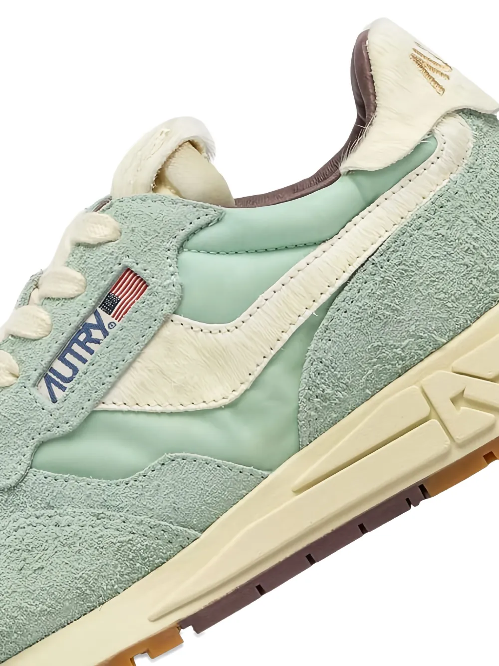 Autry Reelwind sneakers met logopatch Groen