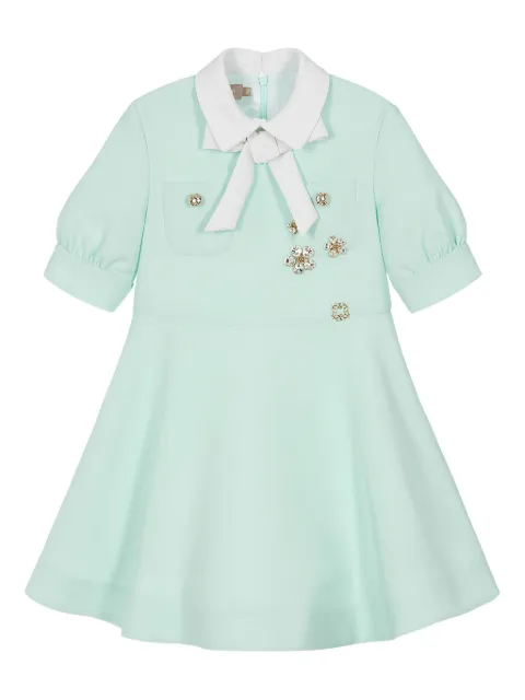 ELIE SAAB JUNIOR embellished collared dress