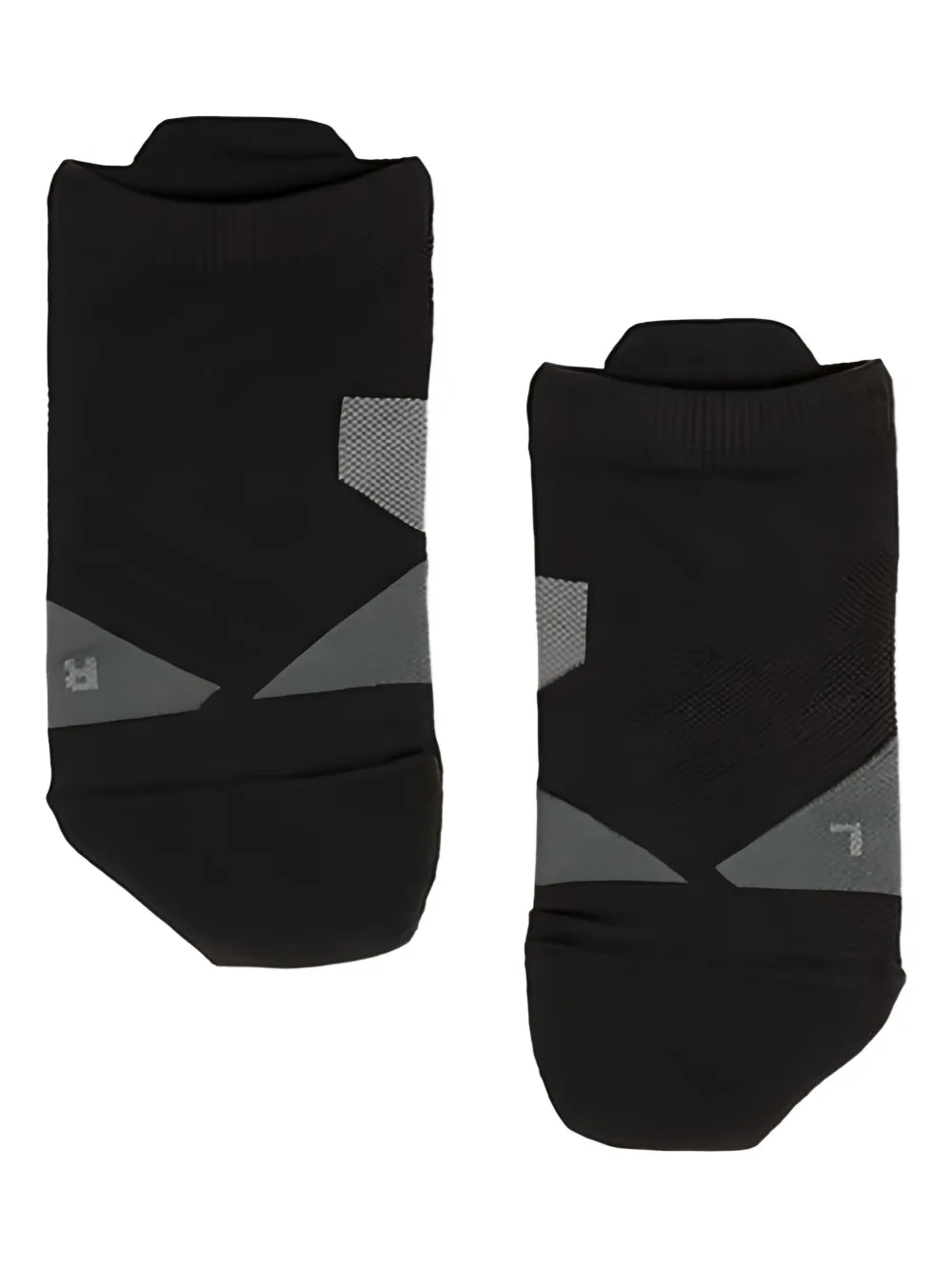 On Running geometric-panel socks | Black | Image 1