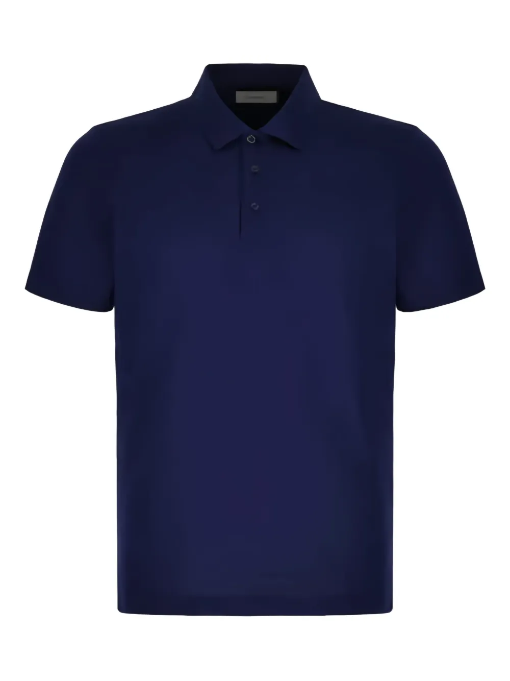 Canali Jersey Polo Shirt In Blue