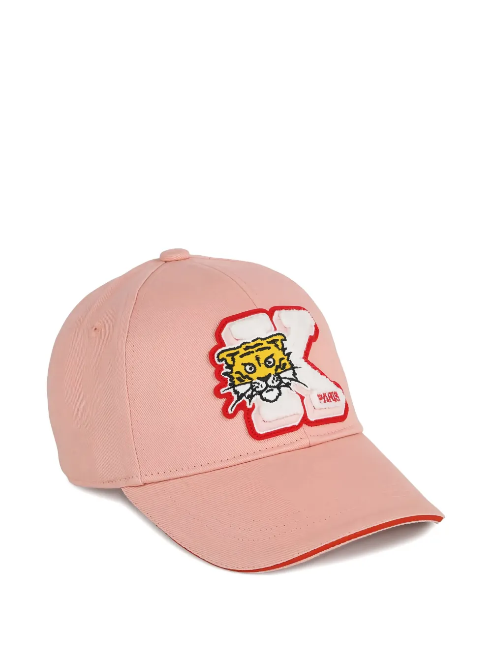 Kenzo Kids gorra de béisbol con aplique de tigre | rosado | Image 1