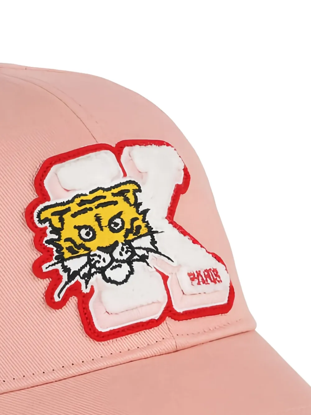 Kenzo Kids Honkbalpet met tijgerapplicatie Roze