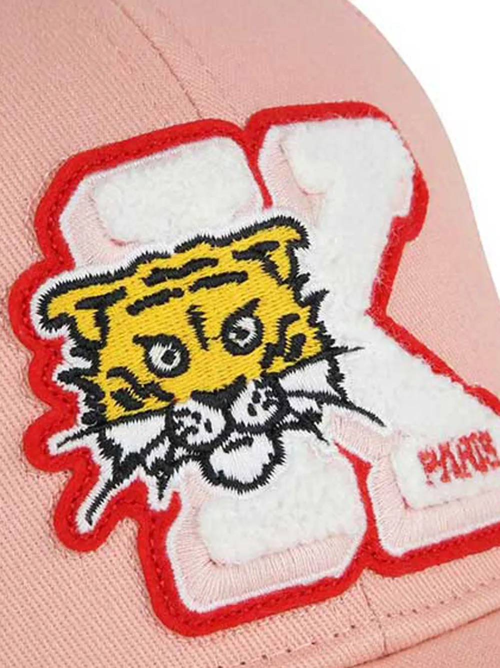 Kenzo Kids Honkbalpet met tijgerapplicatie Roze