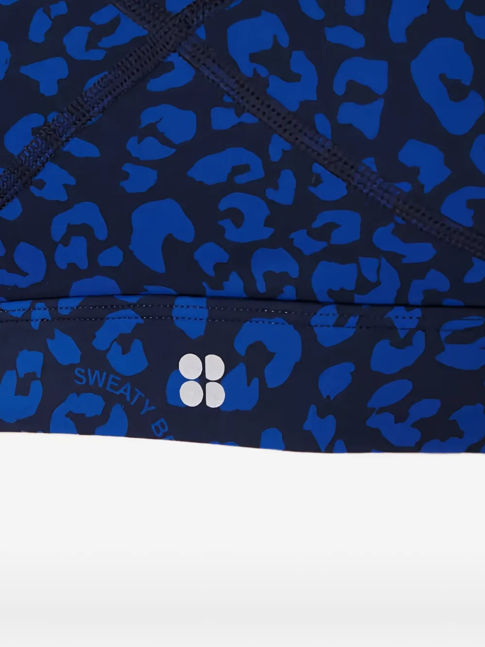 Sweaty Betty Power sporttop met dierenprint Blauw