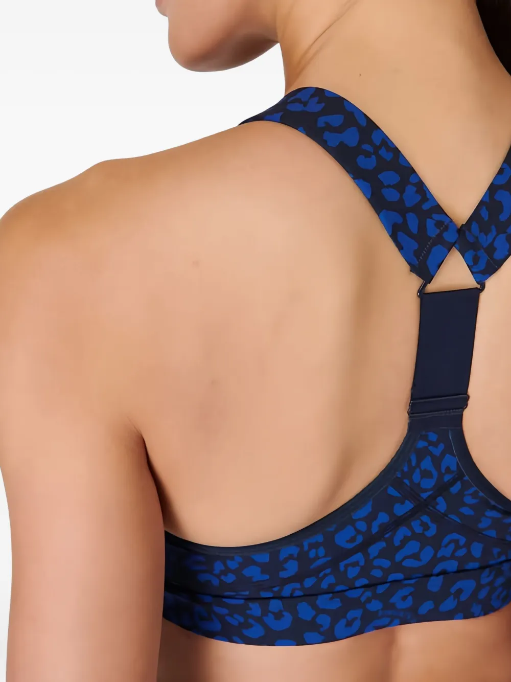 Sweaty Betty Power sporttop met dierenprint Blauw