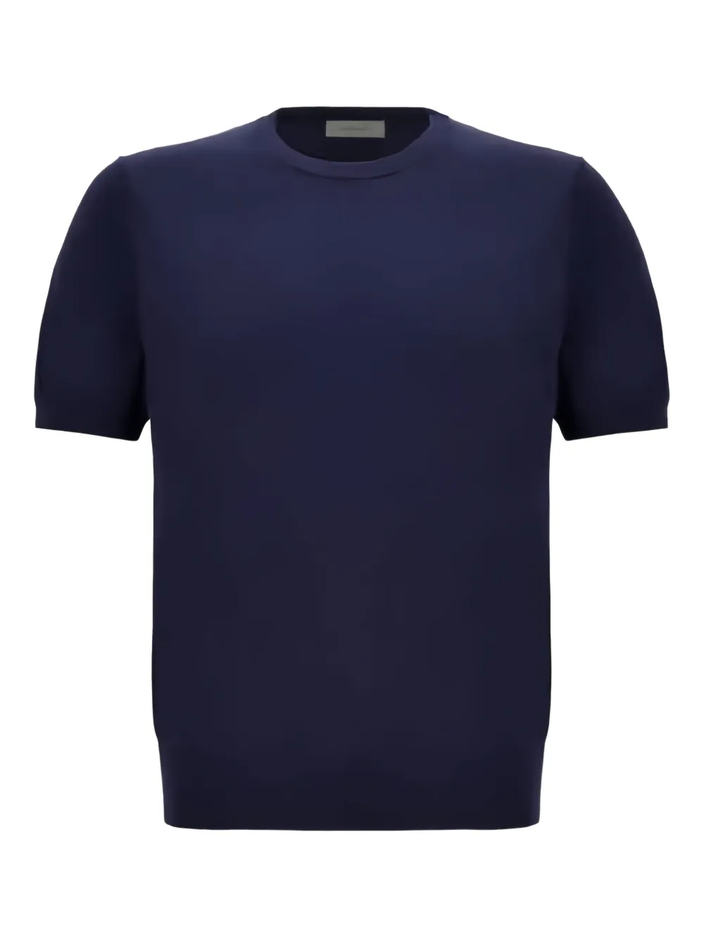 Canali Kurzärmeliges T-shirt In Blue