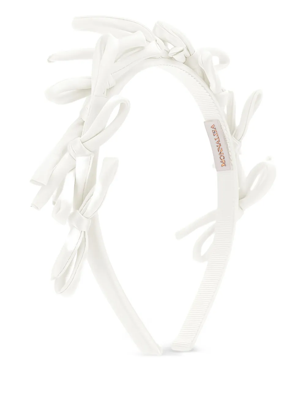 Monnalisa bow-detail headband - Wit
