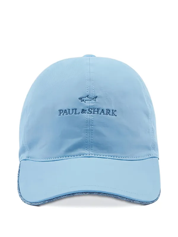 Paul & Shark Embroidered Baseball Cap in Blue