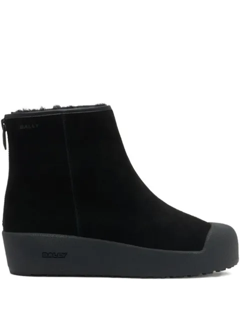 Bally suede zip boots
