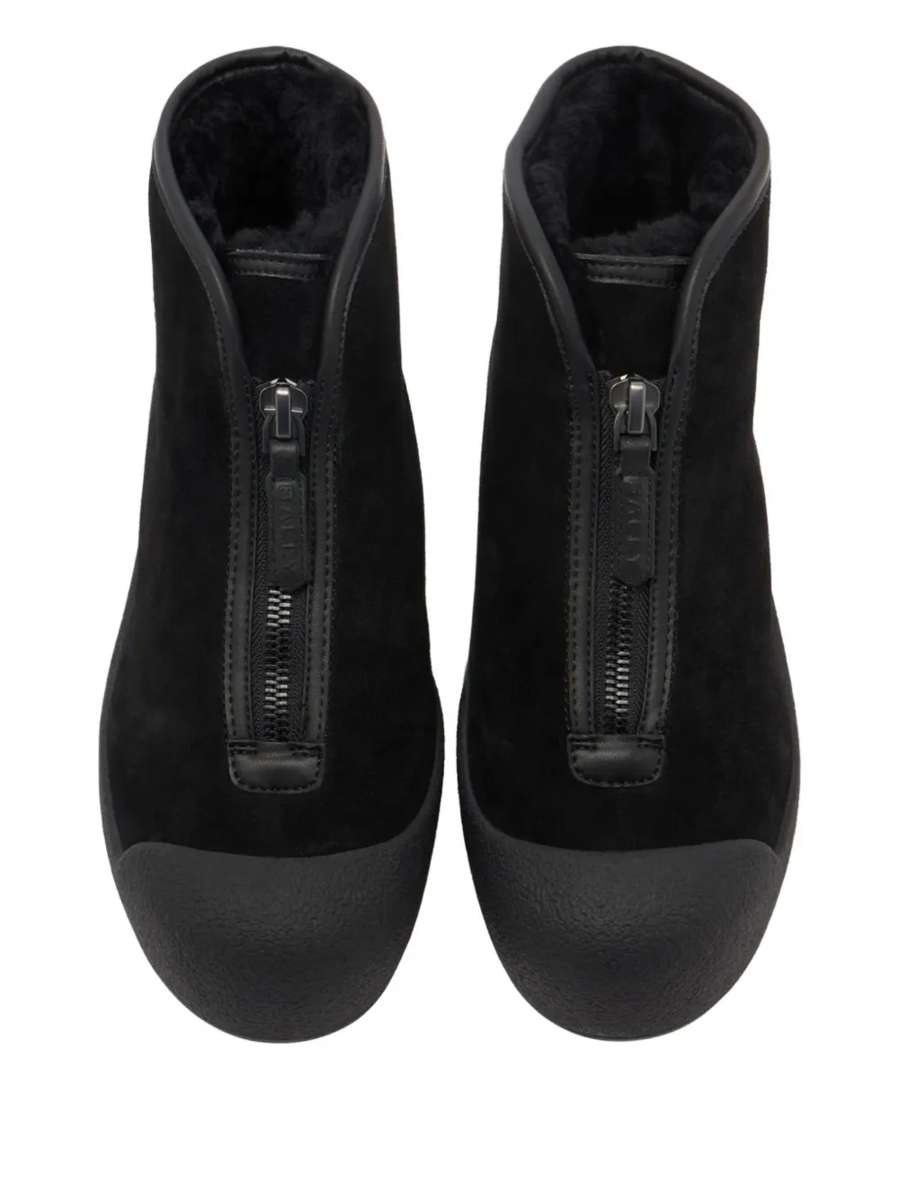 Bally Curling laarzen met rits Zwart